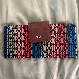 Fossil Madison Clutch Multi color